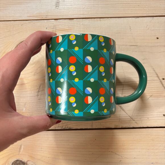 Wondershop Lisk Feng NWT Green Multi Ornament Mug 18oz 2024 - Picture 1 of 4
